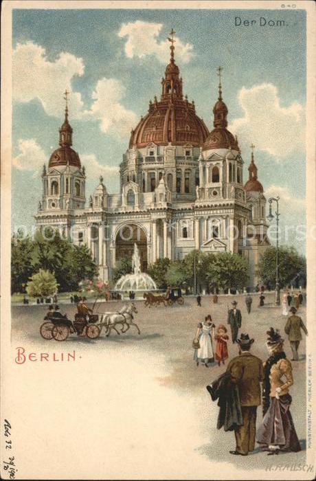 Berlin Dom Pferdekutsche