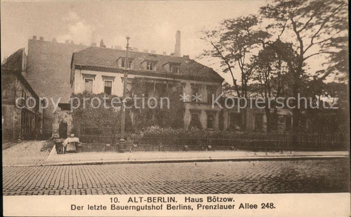 Berlin Alt-Berlin Haus Bötzow Prenzlauer Allee