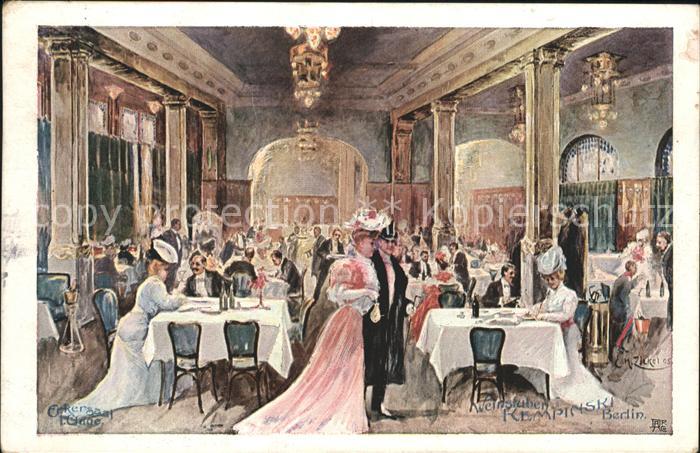 Berlin Weinstuben Kempinski Künstlerkarte