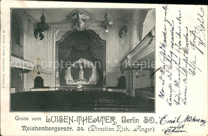 Berlin Luisentheater Reichenbergstrasse 34