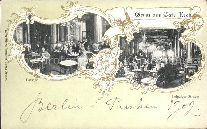 Berlin Cafe Keck Leipziger Strasse Passage