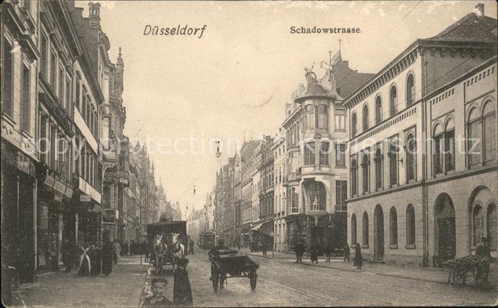 DuessELDORF  CITY Schadowstrasse Pferdewagen