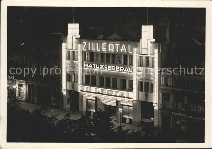 HAMBURG  CITY St. Pauli bei Nacht Zillertal