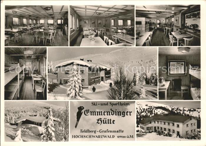 Feldberg Schwarzwald Emmendinger Hütte Skiheim