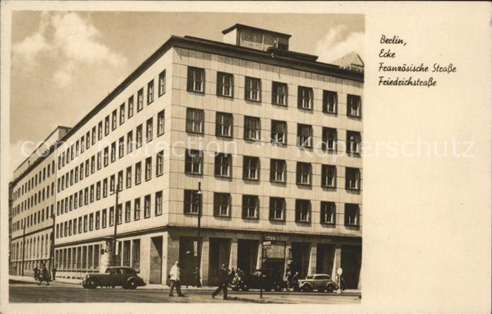 BERLIN  CITY Franzlsiche Strasse Ecke Friedrichstrasse