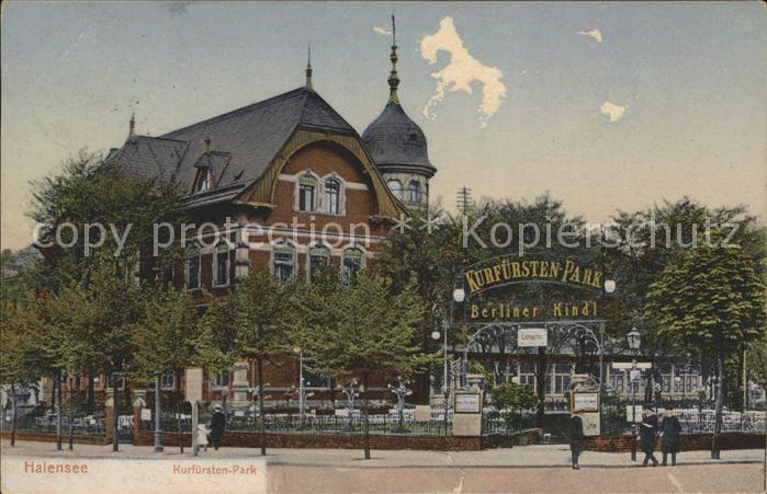 BERLIN  CITY Halensee Kurfuersten-Park
