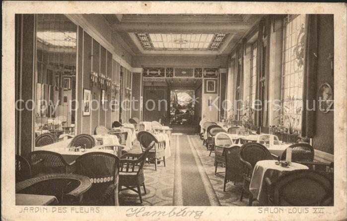 Hamburg Jardin des Fleurs Salon Louis 16. Teeha