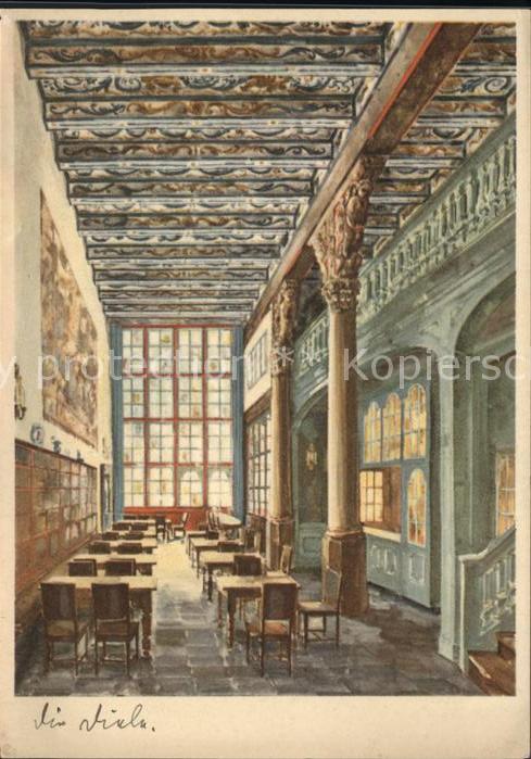 HAMBURG  CITY Alt Hamburger Buergerhaus Grimm 30 Kuenstlerkarte