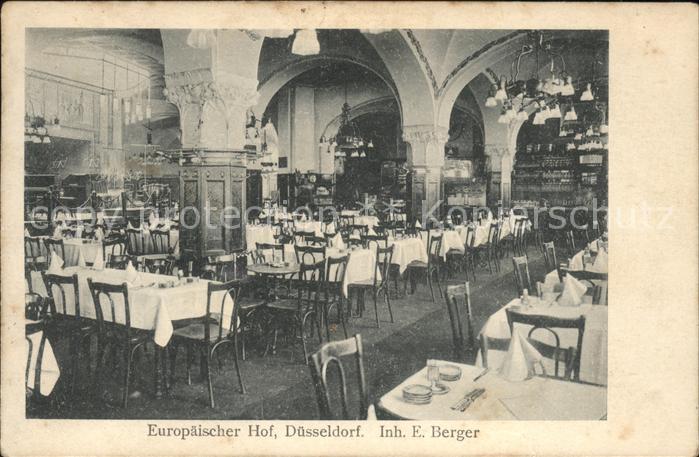 Duesseldorf Europäischer Hof E. Berger