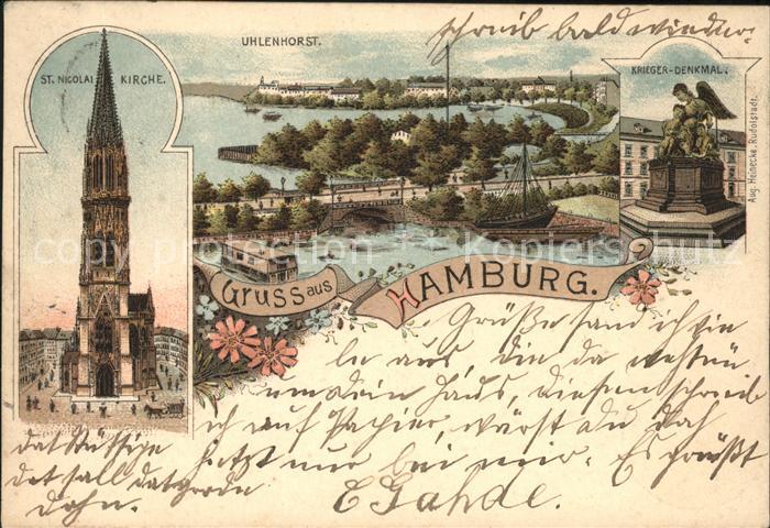 Hamburg St. Nicolai Kirche Uhlenhorst Kriegerde