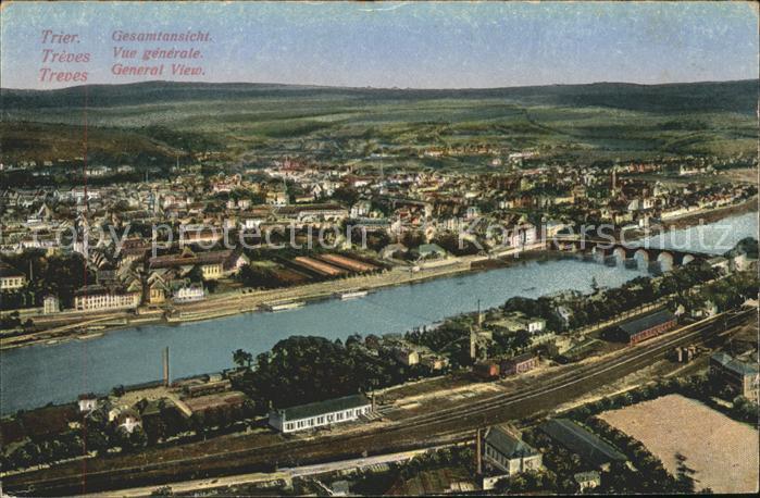 TRIER  CITY Panorama Fliegeraufnahme