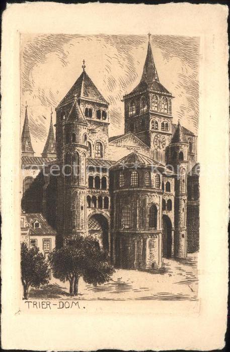 TRIER  CITY Dom Kuenstlerkarte