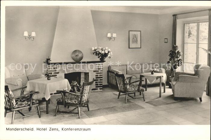 Manderscheid Eifel Hotel Zens Lounge Kamin