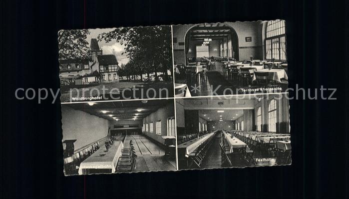 REMAGEN Rheinland-Pfalz Hotel Waldburg Terrasse Festhalle Kegelbahn