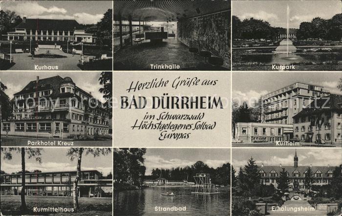 Bad Duerrheim Kuranlagen Park Hotel Strandbad höchstg