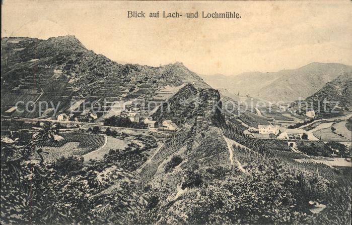 Mayschoss Blick auf Hotels Lachmühle und Lochmühl