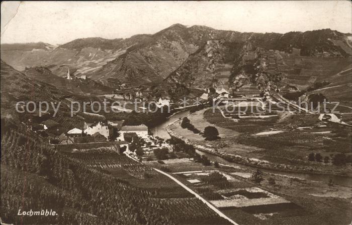 Mayschoss Panorama mit Hotel Lochmühle Weinberge