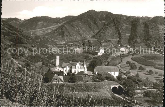 Mayschoss Blick auf Hotel und Weinhaus Lochmühle