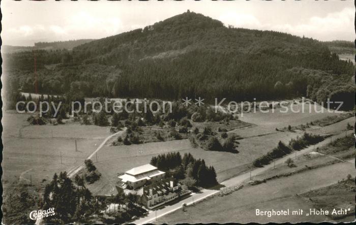 Adenau Ahrweiler Rheinland-Pfalz Berghotel Hohe Acht Fliegeraufnahme