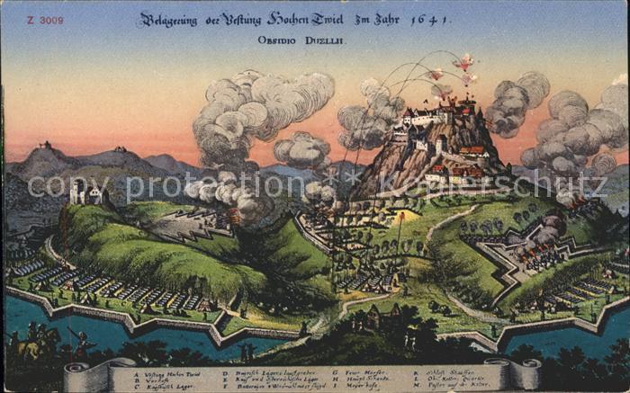 Hohentwiel Belagerung der Festung Hochen Twiel im