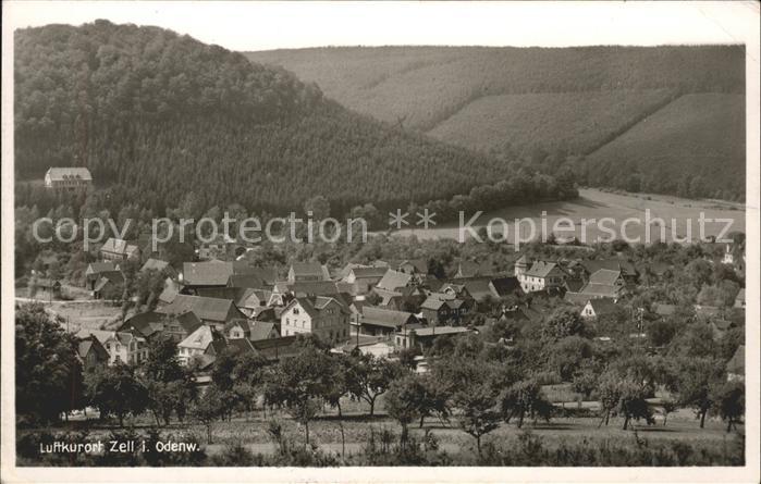 Zell Odenwald Gesamtansicht Luftkurort Gasthaus Pensi