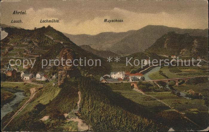 Mayschoss Panorama Ahrtal mit Laach und Lochmühle