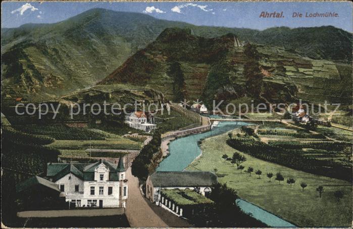 Mayschoss Blick auf Hotel und Weinhaus Lochmühle