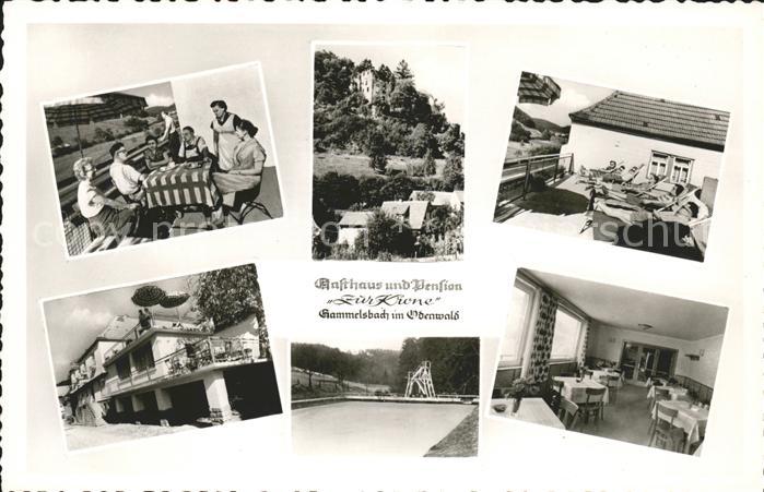 Gammelsbach Gasthaus und Pension Zur Krone Terrasse