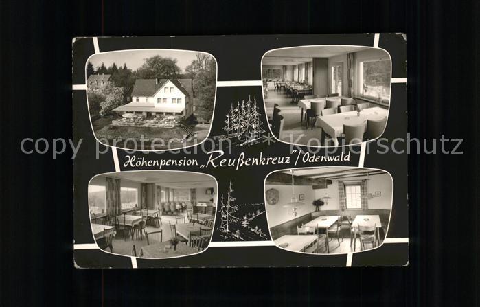 Ober-Sensbach Höhenpension Reussenkreuz Bromsilber