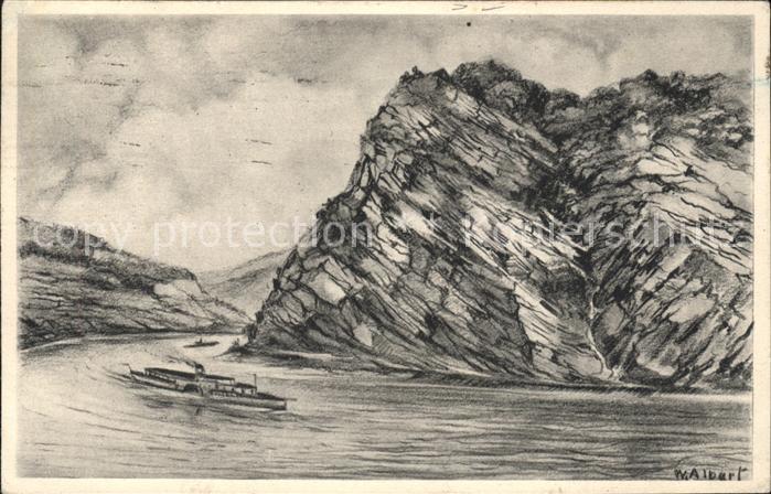 Loreley Lorelei Künstlerkarte