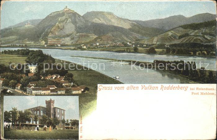 Mehlem Bonn Rhein-Panorama Vulkan Rodderberg Hotel