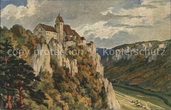 Pfullendorf Schloss Werrenwag Künstlerkarte