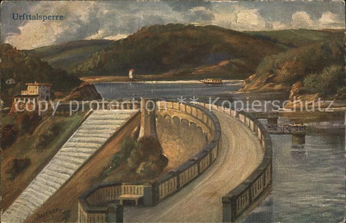 Urfttalsperre Künstlerkarte