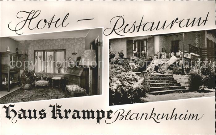 Blankenheim Eifel Hotel Restaurant Haus Krampe