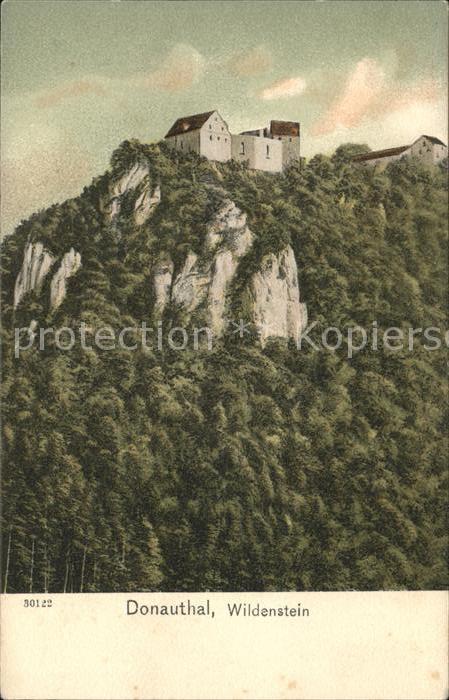 Leibertingen Burg Wildenstein Künstlerkarte