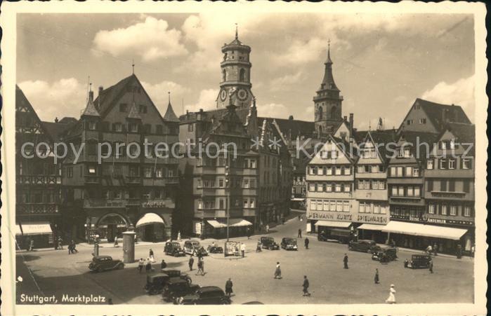 STUTTGART  CITY Marktplatz Schlossgarten-Hotel-Stuttgart Paul Woerner
