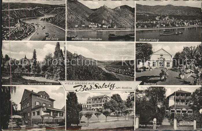 Bad Salzig Bornhofen Kurpark Hotel-Rheinpracht Hau