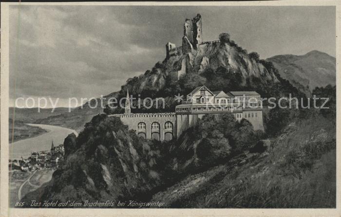 Koenigswinter Hotel aud dem Drachenfels