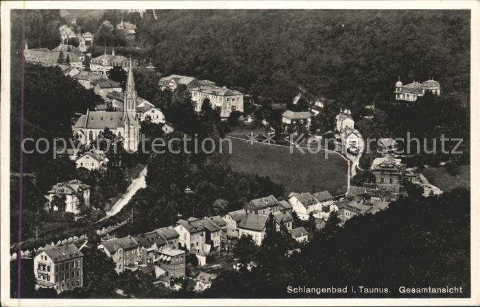 Schlangenbad Taunus Fliegeraufnahme