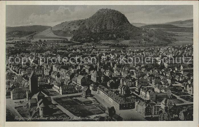 Singen Hohentwiel Fliegeraufnahme
