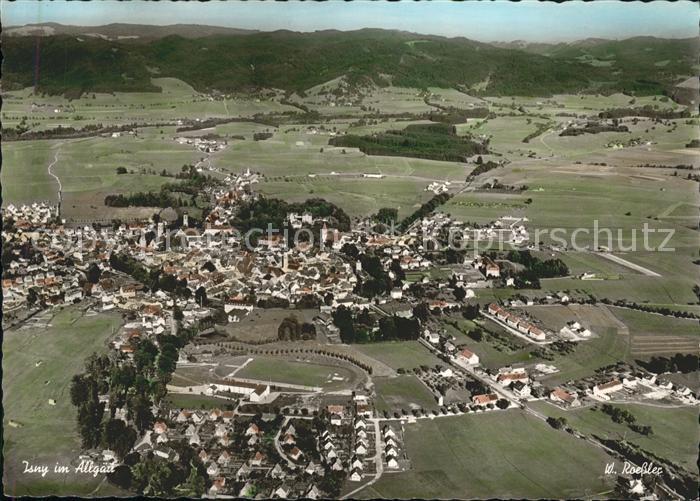 Isny Allgaeu Fliegeraufnahme