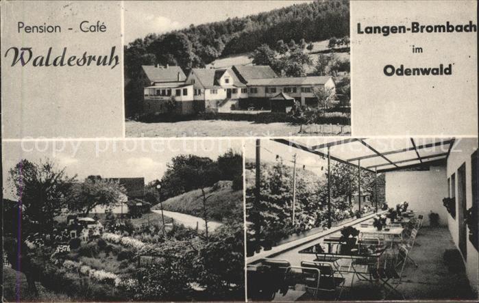 Odenwald Langen-Brombach Pension Cafe Waldesruh