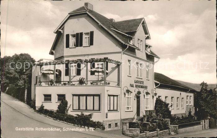 Schneidhain Taunus Gaststaette Rothenbaecher