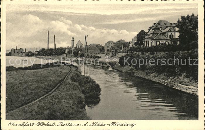 Frankfurt Main Nidda-Muendung