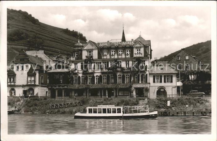 Assmannshausen JUngs Hotel zum Anker Schiff