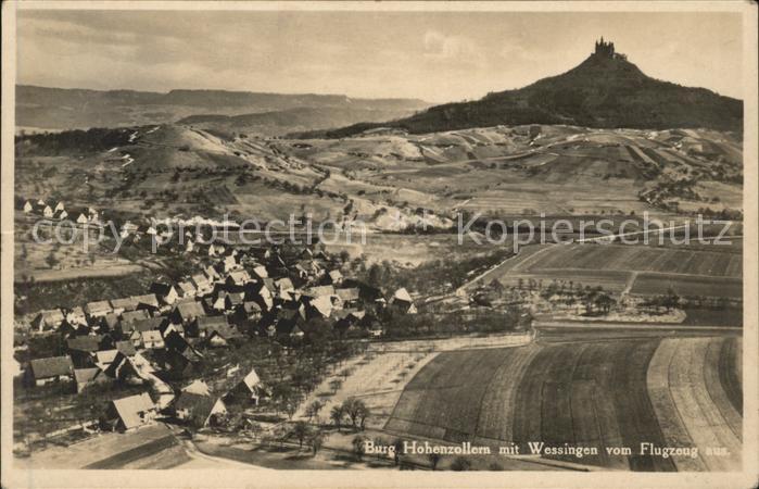 Wessingen Burg Hohenzollern Fliegeraufnahme