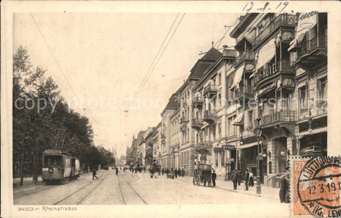 Wiesbaden Rheinstrasse Strassenbahn