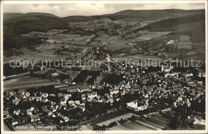 Hoechst Odenwald Fliegeraufnahme
