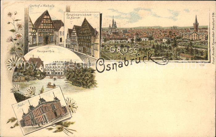 Osnabrueck Haseparthie Gasthof z. Walhalla Renaiss