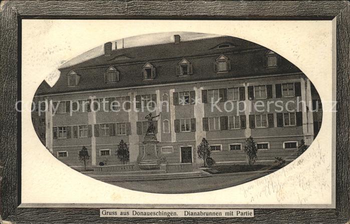 Donaueschingen Dianabrunnen Partie